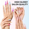 image:imageMakartt HemaFree Gel Top and Base Coat Set 2 PCS 15ml No Wipe Upgraded Mild Formula DiamondShine LongLasting Base and Top Coat Gel Nail Polish Soak Off UV LED Lamp Needed Home DIY Gift WomenHemafree Base Coat 1 Pcs