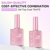 image:imageMakartt HemaFree Gel Top and Base Coat Set 2 PCS 15ml No Wipe Upgraded Mild Formula DiamondShine LongLasting Base and Top Coat Gel Nail Polish Soak Off UV LED Lamp Needed Home DIY Gift WomenHemafree Top Coat 2 Pcs