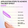 image:imageMakartt HemaFree Gel Top and Base Coat Set 2 PCS 15ml No Wipe Upgraded Mild Formula DiamondShine LongLasting Base and Top Coat Gel Nail Polish Soak Off UV LED Lamp Needed Home DIY Gift WomenHemafree Top Coat 2 Pcs