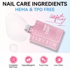 image:imageMakartt HemaFree Gel Top and Base Coat Set 2 PCS 15ml No Wipe Upgraded Mild Formula DiamondShine LongLasting Base and Top Coat Gel Nail Polish Soak Off UV LED Lamp Needed Home DIY Gift WomenHemafree Top Coat 1 Pcs