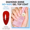image:imageMakartt HemaFree Gel Top and Base Coat Set 2 PCS 15ml No Wipe Upgraded Mild Formula DiamondShine LongLasting Base and Top Coat Gel Nail Polish Soak Off UV LED Lamp Needed Home DIY Gift WomenHemafree Top Coat 1 Pcs