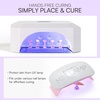 image:imageMakartt Holo Nail Stand for PressOn Nails DIY Magnetic Holder 1 Flower amp 2 Long Bases 10 Nail Stands for Gel Curing Beginners Practice Nail Tech amp Creators Display Nails Clear Pink 48 PuttyHolo Purple Stands with Clear Base