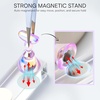 image:imageMakartt Holo Nail Stand for PressOn Nails DIY Magnetic Holder 1 Flower amp 2 Long Bases 10 Nail Stands for Gel Curing Beginners Practice Nail Tech amp Creators Display Nails Clear Pink 48 PuttyHolo Purple Stands with Clear Base