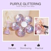 image:imageMakartt Holo Nail Stand for PressOn Nails DIY Magnetic Holder 1 Flower amp 2 Long Bases 10 Nail Stands for Gel Curing Beginners Practice Nail Tech amp Creators Display Nails Clear Pink 48 PuttyHolo Purple Stands with Clear Base