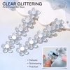 image:imageMakartt Holographic Nail Stand for PressOn Nails DIY Magnetic Holder 2 Pink Glitter Bases Presson Stand for Gel Curing Beginners Practice Skills Salon Nail Tech amp Content Creators Display NailsClearFlower Base