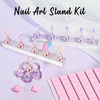 image:imageMakartt Holographic Nail Stand for PressOn Nails DIY Magnetic Holder 2 Pink Glitter Bases Presson Stand for Gel Curing Beginners Practice Skills Salon Nail Tech amp Content Creators Display NailsPurplePink