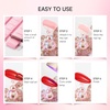 image:imageMakartt Holographic Nail Stand for PressOn Nails DIY Magnetic Holder 2 Pink Glitter Bases Presson Stand for Gel Curing Beginners Practice Skills Salon Nail Tech amp Content Creators Display NailsPinkflower Base