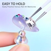 image:imageMakartt Holographic Nail Stand for PressOn Nails DIY Magnetic Holder 2 Pink Glitter Bases Presson Stand for Gel Curing Beginners Practice Skills Salon Nail Tech amp Content Creators Display NailsClearFlower Base