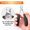 image:imageMakartt Ingrown Toenail Clippers with Nail Lifter Stainless Steel Podiatrist Kit for Thick Nails Manicure amp Pedicure Tools for Men Women amp SeniorsPedicure Kit2 pcs