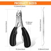 image:imageMakartt Ingrown Toenail Clippers with Nail Lifter Stainless Steel Podiatrist Kit for Thick Nails Manicure amp Pedicure Tools for Men Women amp SeniorsPedicure Kit2 pcs