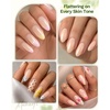 image:imageMakartt Jelly Bright Nude Gel Nail Polish 15ML HemaFree Neutral Nude Nail Polish Sheer Translucent Effect Soak Off UV LED Nail Art Manicure DIY Home Salon Gift for WomenHemafree Porcelain Calm