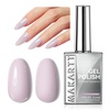image:imageMakartt Jelly Bright Nude Gel Nail Polish 15ML HemaFree Neutral Nude Nail Polish Sheer Translucent Effect Soak Off UV LED Nail Art Manicure DIY Home Salon Gift for WomenHemafree Lilac Field