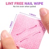 image:imageMakartt LintFree Nail Wipes  1000PCS Pink Nail Polish Remover Pads Super Absorbent Soft Dry Wipes for Nail Prep Gel Polish Removal Eyelash Extension Glue Cleaning NonWoven Fabric1000PCS