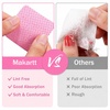 image:imageMakartt LintFree Nail Wipes  1000PCS Pink Nail Polish Remover Pads Super Absorbent Soft Dry Wipes for Nail Prep Gel Polish Removal Eyelash Extension Glue Cleaning NonWoven Fabric1000PCS