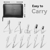 image:imageMakartt Manicure Kit Professional Nail Care Clippers Set  11 pcs Stainless Steel Tavel Women Men Fingernail Grooming Tool with Portable Black Leather CaseBlack