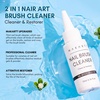 image:imageMakartt Nail Art Brushes Cleaner Nail Polish Brush Bristles Conditioner Restorer Liquid for Solid GelNail ExtensionBuilder GelDip Powder Manicure  70ml236 FlozClearNail Brush Conditioner