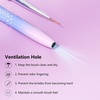 image:imageMakartt Nail Art Brushes Cleaner Nail Polish Brush Bristles Conditioner Restorer Liquid for Solid GelNail ExtensionBuilder GelDip Powder Manicure  70ml236 FlozBlue