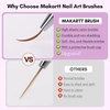 image:imageMakartt Nail Art Brushes Cleaner Nail Polish Brush Bristles Conditioner Restorer Liquid for Solid GelNail ExtensionBuilder GelDip Powder Manicure  70ml236 FlozBlue
