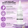 image:imageMakartt Nail Art Brushes Conditioner Cleaner amp Restorer for Care Brush Bristles amp Cleaning Solid Gel PolishNail Extension GelBuilder Manicure  70ml236 floz