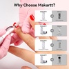 image:imageMakartt Nail Drill Bits Sanding Bands for Nail Drill 100Pcs 4 Color Coarse Fine 80120180240 Grit File Sand with 31mm Mini Mandrel Nail Bit Set for Acrylic Nails Gel Manicures and PedicureBlackWhitePinkBrown