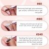 image:imageMakartt Nail Drill Bits Sanding Bands for Nail Drill 100Pcs 4 Color Coarse Fine 80120180240 Grit File Sand with 31mm Mini Mandrel Nail Bit Set for Acrylic Nails Gel Manicures and PedicureWhite