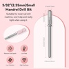 image:imageMakartt Nail Drill Bits Sanding Bands for Nail Drill 100Pcs 4 Color Coarse Fine 80120180240 Grit File Sand with 31mm Mini Mandrel Nail Bit Set for Acrylic Nails Gel Manicures and PedicureBlackWhitePinkBrown