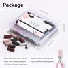 image:imageMakartt Nail Drill Bits Sanding Bands for Nail Drill 100Pcs 4 Color Coarse Fine 80120180240 Grit File Sand with 31mm Mini Mandrel Nail Bit Set for Acrylic Nails Gel Manicures and PedicureBlackWhitePinkBrown