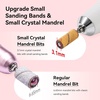 image:imageMakartt Nail Drill Bits Sanding Bands for Nail Drill 100Pcs 4 Color Coarse Fine 80120180240 Grit File Sand with 31mm Mini Mandrel Nail Bit Set for Acrylic Nails Gel Manicures and PedicureYellowGreenPinkWhite