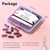 image:imageMakartt Nail Drill Bits Sanding Bands for Nail Drill 100Pcs 4 Color Coarse Fine 80120180240 Grit File Sand with 31mm Mini Mandrel Nail Bit Set for Acrylic Nails Gel Manicures and PedicureBrownBlackPurpleRose Red