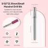 image:imageMakartt Nail Drill Bits Sanding Bands for Nail Drill 100Pcs 4 Color Coarse Fine 80120180240 Grit File Sand with 31mm Mini Mandrel Nail Bit Set for Acrylic Nails Gel Manicures and PedicureBrownBlackPurpleRose Red