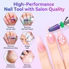 image:imageMakartt Nail Drill Bits Set10Pcs Dimond Tungsten Carbide Nails Bits332 Inch for Acrylic Gel Nails Cuticle ToolsRemove Acrylic Poly Nail Gel Nail Polish B36Bit Kit Manicure Pedicure Home Salon5 in 1 Nail Drill Bit Purple