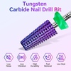 image:imageMakartt Nail Drill Bits Set10Pcs Dimond Tungsten Carbide Nails Bits332 Inch for Acrylic Gel Nails Cuticle ToolsRemove Acrylic Poly Nail Gel Nail Polish B36Bit Kit Manicure Pedicure Home Salon5 in 1 Nail Drill Bit Purple