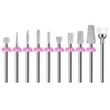image:imageMakartt Nail Drill Bits Set10Pcs Dimond Tungsten Carbide Nails Bits332 Inch for Acrylic Gel Nails Cuticle ToolsRemove Acrylic Poly Nail Gel Nail Polish B36Bit Kit Manicure Pedicure Home Salon10 Piece Set For Cuticle Cleaner