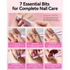 image:imageMakartt Nail Drill Electric Nail File JD700 Nail Drills for Acrylic Nails Professional 30000RPM Manicure Tools Nail Stuff Acrylic Nail Drill for Nail Dip Kit Acrylic Powder Poly Nail Gel B01Typus Pink