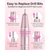 image:imageMakartt Nail Drill Electric Nail File JD700 Nail Drills for Acrylic Nails Professional 30000RPM Manicure Tools Nail Stuff Acrylic Nail Drill for Nail Dip Kit Acrylic Powder Poly Nail Gel B01Typus Pink