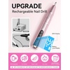 image:imageMakartt Nail Drill Electric Nail File JD700 Nail Drills for Acrylic Nails Professional 30000RPM Manicure Tools Nail Stuff Acrylic Nail Drill for Nail Dip Kit Acrylic Powder Poly Nail Gel B01Typus Pink