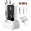 image:imageMakartt Nail Drill Electric Nail File JD700 Nail Drills for Acrylic Nails Professional 30000RPM Manicure Tools Nail Stuff Acrylic Nail Drill for Nail Dip Kit Acrylic Powder Poly Nail Gel B01Nouvella Black