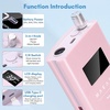 image:imageMakartt Nail Drill Electric Nail File JD700 Nail Drills for Acrylic Nails Professional 30000RPM Manicure Tools Nail Stuff Acrylic Nail Drill for Nail Dip Kit Acrylic Powder Poly Nail Gel B01Perlarie Pearly Pink