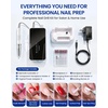 image:imageMakartt Nail Drill Electric Nail File JD700 Nail Drills for Acrylic Nails Professional 30000RPM Manicure Tools Nail Stuff Acrylic Nail Drill for Nail Dip Kit Acrylic Powder Poly Nail Gel B01Nouvella Black