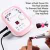 image:imageMakartt Nail Drill Electric Nail File JD700 Nail Drills for Acrylic Nails Professional 30000RPM Manicure Tools Nail Stuff Acrylic Nail Drill for Nail Dip Kit Acrylic Powder Poly Nail Gel B01White