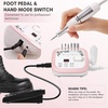 image:imageMakartt Nail Drill Electric Nail File JD700 Nail Drills for Acrylic Nails Professional 30000RPM Manicure Tools Nail Stuff Acrylic Nail Drill for Nail Dip Kit Acrylic Powder Poly Nail Gel B01White