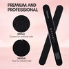 image:imageMakartt Nail File  100180 Grit Emery Boards for Nails Professional Nail Files 10pcs Double Sides Black Coarse Fingernail Filer for Acrylic and Extension Gel Removal Manicure Kit Salon Home UseBlack  10 pcs  120240 Grit