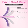 image:imageMakartt Nail File  100180 Grit Emery Boards for Nails Professional Nail Files 10pcs Double Sides Black Coarse Fingernail Filer for Acrylic and Extension Gel Removal Manicure Kit Salon Home UsePurple  10 pcs  100180 Grit