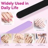 image:imageMakartt Nail File  100180 Grit Emery Boards for Nails Professional Nail Files 10pcs Double Sides Black Coarse Fingernail Filer for Acrylic and Extension Gel Removal Manicure Kit Salon Home UseMulticolor  100 pcs  100180 Grit Mini