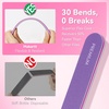 image:imageMakartt Nail File  100180 Grit Emery Boards for Nails Professional Nail Files 10pcs Double Sides Black Coarse Fingernail Filer for Acrylic and Extension Gel Removal Manicure Kit Salon Home UsePurple  10 pcs  100180 Grit