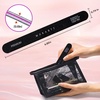 image:imageMakartt Nail File 100180 Grit Emery Boards for Nails Professional Washable Doubled Sides Filer Kit for Medium and Gentle Filing Manicure ToolsBlack2pcs Trial SetBlack  10 pcs  100180 Grit