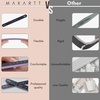 image:imageMakartt Nail File 100180 Grit Emery Boards for Nails Professional Washable Doubled Sides Filer Kit for Medium and Gentle Filing Manicure ToolsBlack2pcs Trial SetBlack  2 pcs  100180 Grit