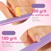 image:imageMakartt Nail File 100180 Grit Emery Boards for Nails Professional Washable Doubled Sides Filer Kit for Medium and Gentle Filing Manicure ToolsBlack2pcs Trial SetPurple  10 pcs  100180 Grit