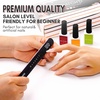 image:imageMakartt Nail File 100180 Grit Emery Boards for Nails Professional Washable Doubled Sides Filer Kit for Medium and Gentle Filing Manicure ToolsBlack2pcs Trial SetBlack  10 pcs  100180 Grit