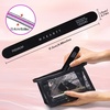 image:imageMakartt Nail File 100180 Grit Emery Boards for Nails Professional Washable Doubled Sides Filer Kit for Medium and Gentle Filing Manicure ToolsBlack2pcs Trial SetBlack  10 pcs  120240 Grit